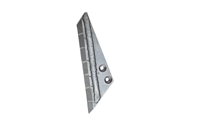 Déchaumeur - Aileron - Ailette adaptable Rau ref 9708 avec carbure et rechargement droit