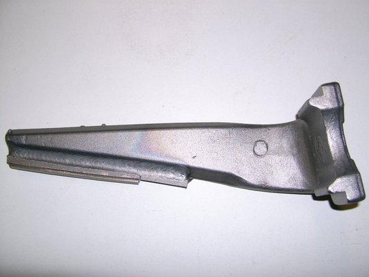 Herse rotative - Dent de herse - Dent de herse attache rapide Quick Fit avec 3 plaquettes carbure + manchon gauche