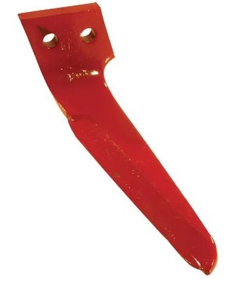Herse rotative - Dent de herse - Dent de herse adaptable Rabewerk KG26 84091202 avec 2 plaquettes carbure et rechargement gauche