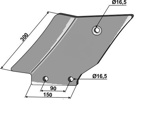 Décompacteur - Lames de décompacteur - Contre lame pour soc de décompacteur adaptable Michel/G&B référence M310065 - gauche avec carbure