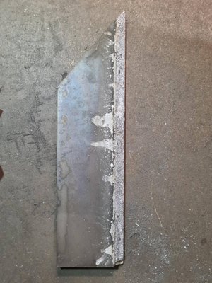 Pièces à souder - Bords à souder - Bord à souder 450*120*15 biais 10 plaquettes droite