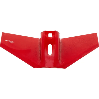 Déchaumeur - Aileron - Aileron monobloc adaptable Quivogne 480x12 Ø14 1TR1L découpé soudé carbure 