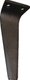 Dent de herse 106X15 EA60 RH70 Forgée adaptable Feraboli avec 3 plaquettes carbure et rechargement gauche