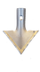 Soc de bineuse triangulaire 150x4 avec carbure (1552-A BEL)