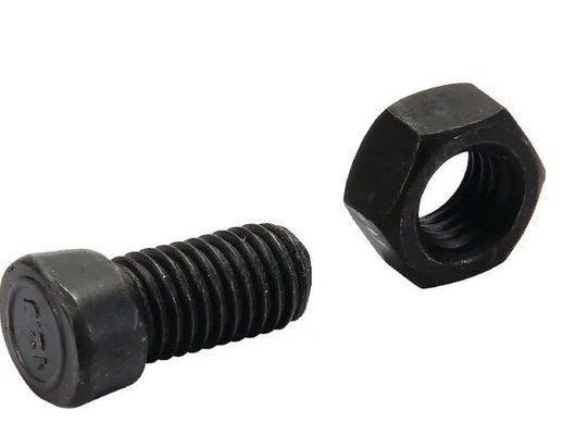 Boulonnerie - Boulon - Boulon tête conique 2 méplats 12*30 avec écrou