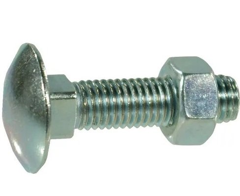 Boulonnerie - Boulon - Boulon tête bombé collet carré 12*30 avec écrou