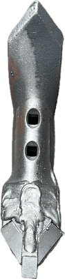 Déchaumeur - Soc de chisel - Soc réversible adaptable Vibroflex Kongskilde 65x8x292 carbure et rechargement