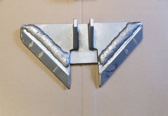 Déchaumeur - Soc a ailette - Aileron monobloc Déchaumeur adaptable GB 107802500 discodent carbure et rechargement