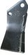 Lame de rotavator Howard 73000109960V carbure et rechargement gauche 10mm