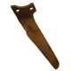 Dent de herse rotative adaptable Rabewerk KG30 EP15 avec 2 plaquettes carbure et rechargement gauche