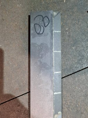 Pièces à souder - Bords à souder - Bord à souder 225*70*15 biais avec 5 plaquettes carbure - droit
