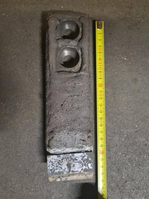 Décompacteur - Bec de décompacteur - Bec boulonnée 230*60*20 carbure et rechargement