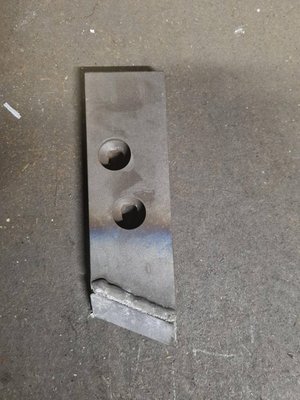 CHARRUE - Pointe de charrue - Pointe boulonnée adaptable Fenet carbure droite