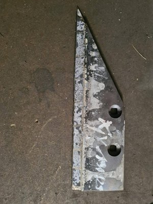 Déchaumeur - Aileron - Ailette adaptable Rau Vicon carbure gauche