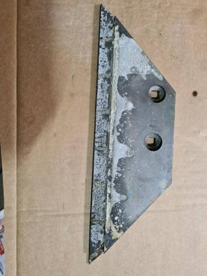 Déchaumeur - Aileron - Aileron adaptable rabewerk GG45 gauche carbure 