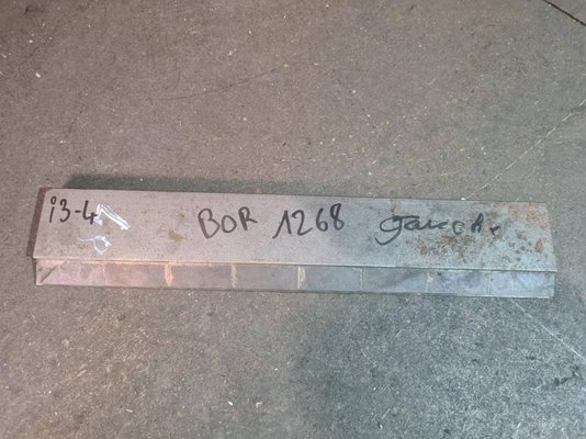 Pièces à souder - Bords à souder - Bord à souder 360*70*15 8 plaquettes biais gauche
