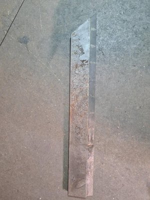 Pièces à souder - Bords à souder - Bord à souder 360*70*15 8 plaquettes biais droite