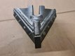 Soc triangulaire Kverneland Knock-on 250 mm avec découpé soudé carbure et rechargement