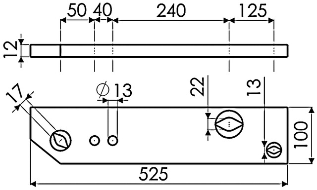 CHARRUE - CONTRESEP - Contre sep arrière droit adaptable Overum 85118