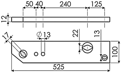 CHARRUE - CONTRESEP - Contre sep arrière droit adaptable Overum 85118