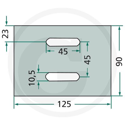Préparation du sol - Grattoir - Grattoir 90x125mm Universel
