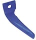 Dent de herse Rabewerk 84377702 KG34L avec 2 plaquettes carbure et rechargement gauche