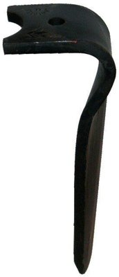 Herse rotative - Dent de herse - Dent de herse quick fit Kverneland avec 3 plaquettes carbure et rechargement épaisseur 15 droite