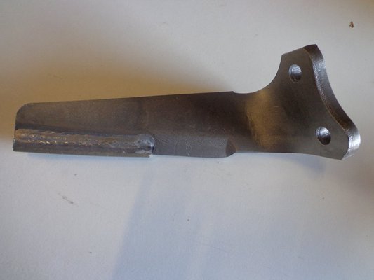 Herse rotative - Dent de herse - Dent de herse Kuhn origine 2 trous avec 3 plaquettes carbure droite