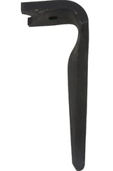 Herse rotative - Dent de herse - Dent de herse Quick-Fit Kverneland épaisseur 18 avec 3 plaquettes carbure et rechargement gauche