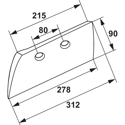 CHARRUE - Soc de rasette - Soc de rasette adaptable G&B 19125 gauche
