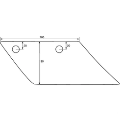 CHARRUE - Soc de rasette - Soc de rasette adaptable Lemken S150L gauche