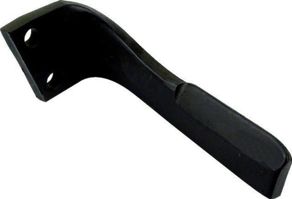 Herse rotative - Dent de herse - Dent de herse adaptable Lemken Zirkon 6 et 9 boulonnée 3377032 avec 3 plaquettes carbure et rechargement droite