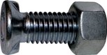 Boulon tête fraisée 2 ergots 14*40 avec écrou