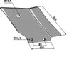 Contre lame pour soc de décompacteur adaptable Michel/G&B référence M310064 - droite avec carbure