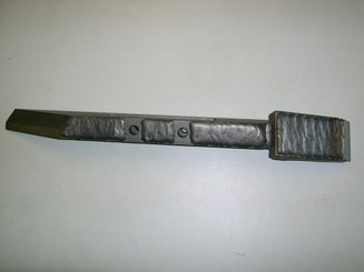 Décompacteur - Soc à lame - Pied pour soc à lame adaptable Michel/Jamet EA 80 longueur 590 avec carbure et rechargement pied et bec - gauche