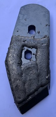 CHARRUE - Pointe de charrue - Pointe adaptable Kuhn/Huard carbure et rechargement gauche