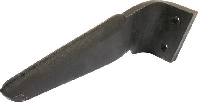 Herse rotative - Dent de herse - Dent de herse Sulky boulonnée avec 2 plaquettes carbure et rechargement gauche