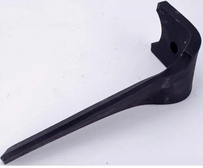 Herse rotative - Dent de herse - Dent de herse Quick-Fit Kverneland épaisseur 18 avec 3 plaquettes carbure et rechargement gauche