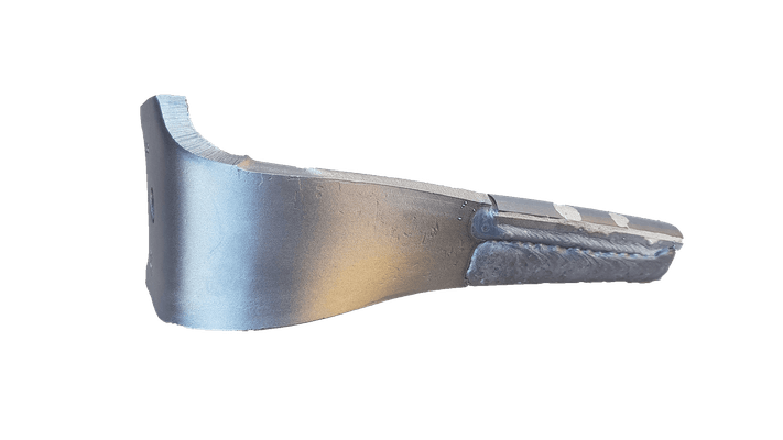 Herse rotative - Dent de herse - Dent de herse 2500090 avec 3 plaquettes carbure et rechargement gauche