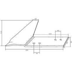 CHARRUE - Coutre - Coutre de contresep Rabewerk droite