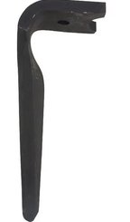 Herse rotative - Dent de herse - Dent de herse Quick-Fit Kverneland épaisseur 18 avec 2 plaquettes carbure droite