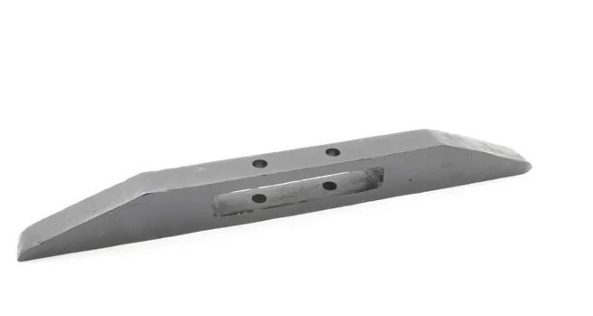 Décompacteur - Soc à lame - Pied pour soc à lame adaptable Michel/Jamet EA 80 longueur 590 avec carbure et rechargement pied et bec - droit