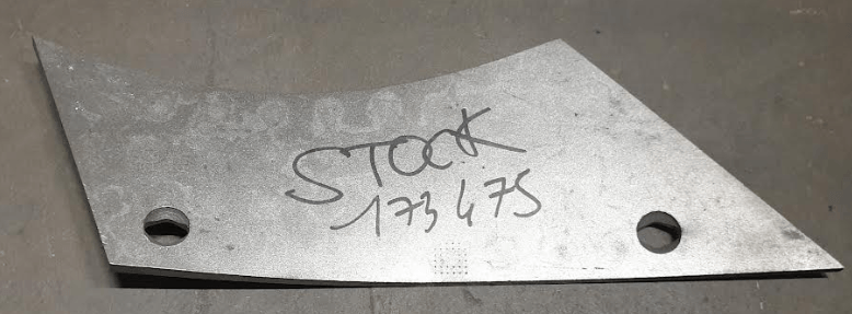 CHARRUE - Etrave - Etrave adaptable G-BESSON - Acier Triplex 7mm - Grenaillé - Gauche