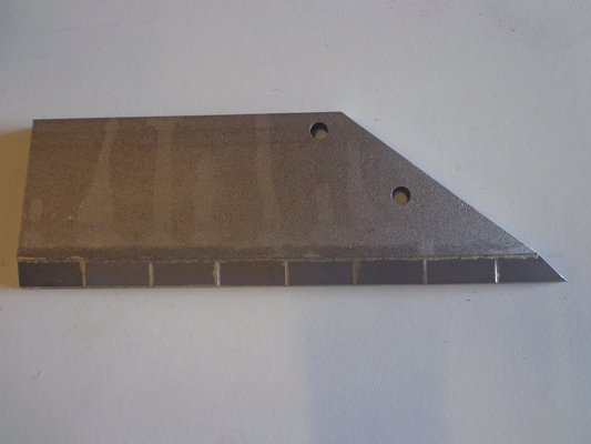 Déchaumeur - Aileron - Aileron adaptable Lemken Smarag avec carbure droite