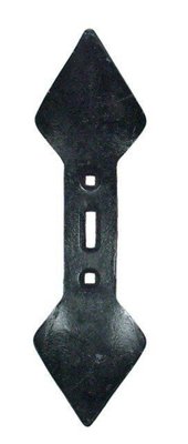 Déchaumeur - Soc de déchaumage - Bec double cœur 2T1L12 carbure