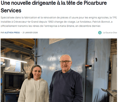 Retrouvez- nous dans La Gazette ! 